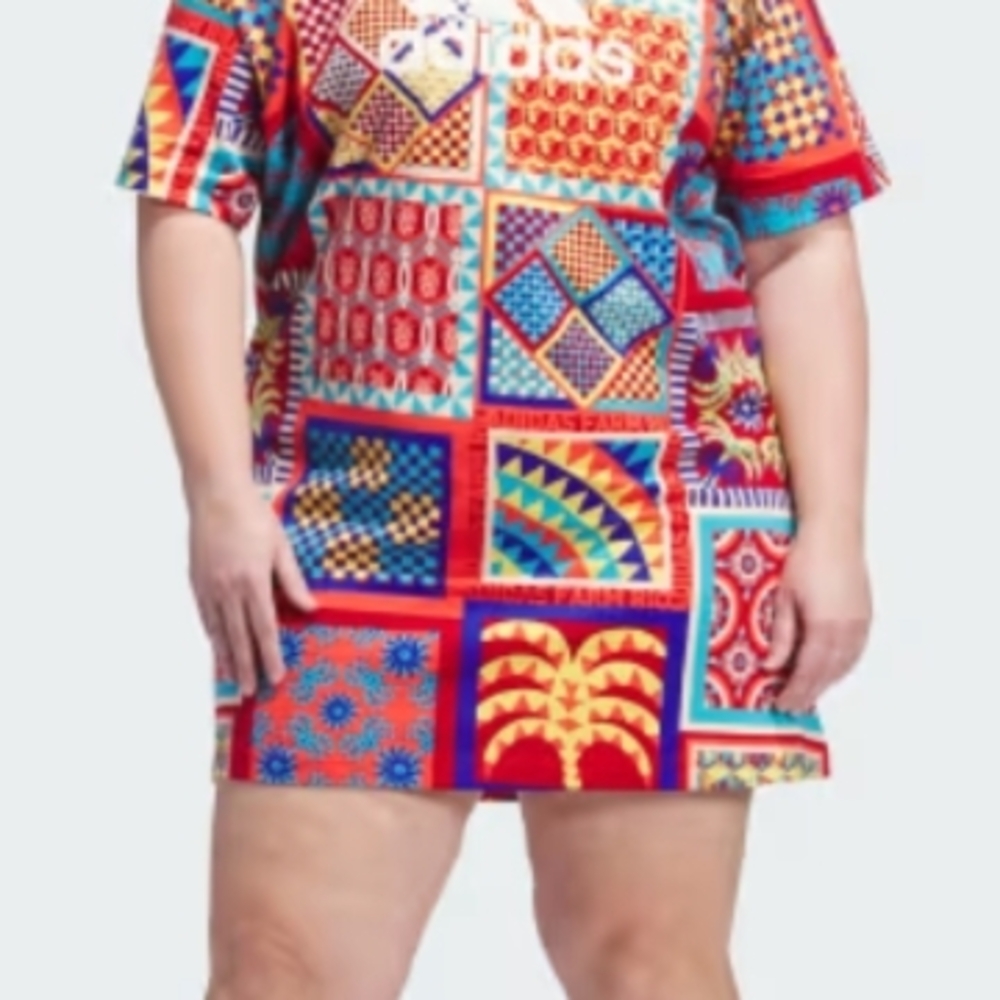 adidas x FARM Rio Slim Dress (Plus Size) 3X
